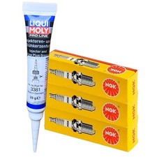 3 candele NGK + grasso LIQUI