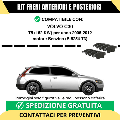 Pastiglie freno ant post - +,