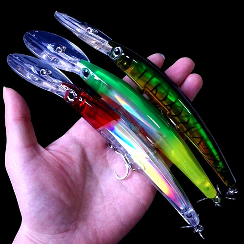 3pcs esche pesca grandi - pesca,