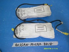 NISSAN MICRA 2018 IN POI AIRBAG SEDILE COPPIA DX E SX F.0043 usato originale