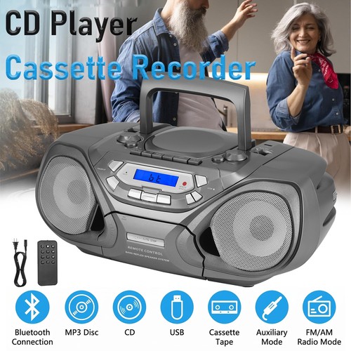 Lettore portatile boombox e - cd,