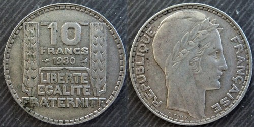 France 10 francs 1930 - #,