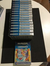 CLOWNS COMMODORE 64 C64 CARTRIDGE USA VERSION NUOVO