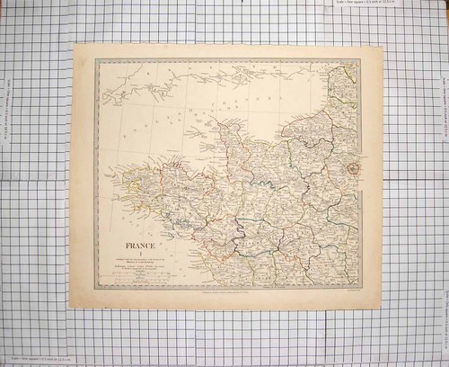 Antica stampa originale mappa