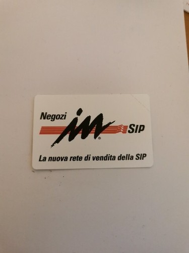 Scheda telefonica negozi insip - scheda,