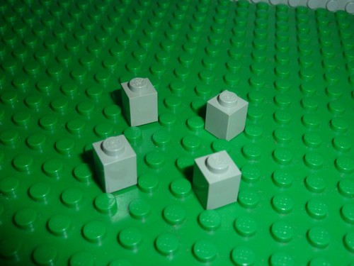Lego oldgray bricks - 4,