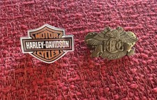 Due spille pins Harley-Davidson Motor Cycles - Owners Group - vintage anni '80