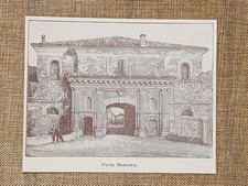 Carpi nell'800 Porta Mantova Modena Emilia-Romagna