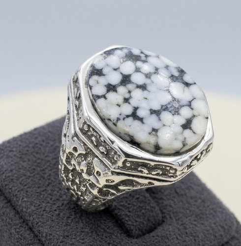 Anello uomo argento 925 agata - uomo,