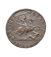 *HH* Antica Placca Medaglia Benvenuto Cellini Fortuna Virtù Liberty Vittoriana 