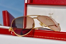 Vintage Occhiali Cartier Da Sole Louis Vendome Brille Lunette Frame Sunglasses