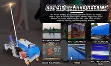 Saldatrice multifunzione in pvc orlo insegne e striscioni saldatrice ad aria calda