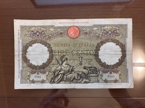 Banconota lire 100 - banconota, roma