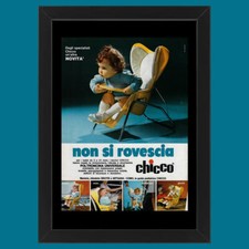 Anni ' 60  * Pubblicità Originale "Chicco, Poltroncina Universale" Cornice