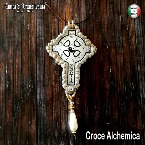 Croce alchemica crocefisso - croce,