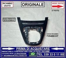 PLASTICA TUNNEL CENTRALE zona cuffia pomello LANCIA Y YPSILON 3 mod. 312 846