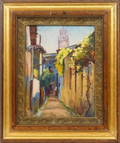 Dipinto olio cartone - dipinto,