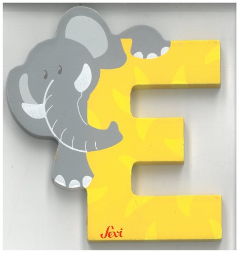 Sevi lettera giallo - sevi-, e