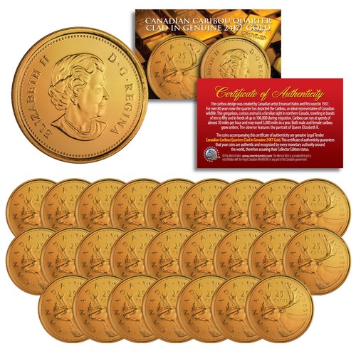 2005 canadese caribou quarter - canadese,
