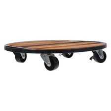  Alzata Per Piante Portavasi Con Ruote Vassoio Di Fiori Supporto Coperto