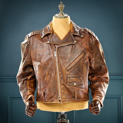 Giacca pelle vintage anni - di,