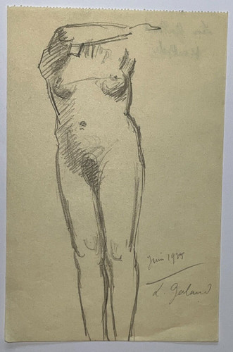Donna nuda disegno - disegno, originale