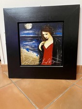 FABIO CALVETTI OLIO SU TAVOLA 30X30 ANNO 2013