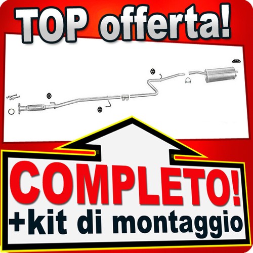 Scarico completo per fiat - scarico,