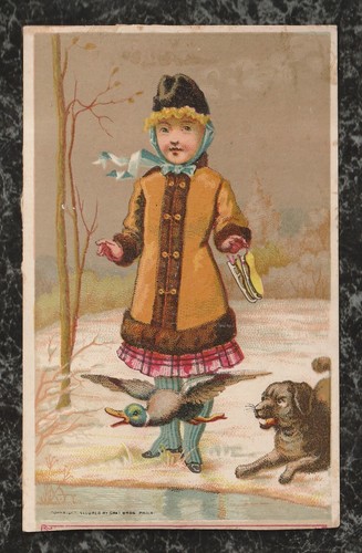 Victorian stock trade - trade, card