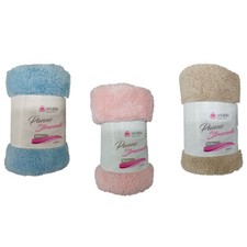 3pz SETABLU Panno struccante in microfibra, rosa, celeste o beige, cm 30×30