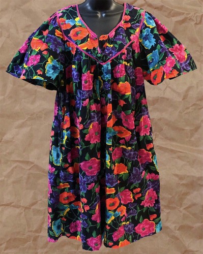 Abito midi donna vintage nero