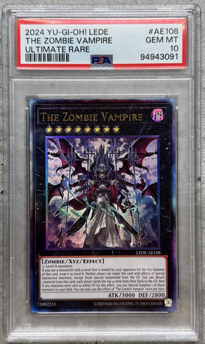 Yugioh card the zombie vampie - yugioh,