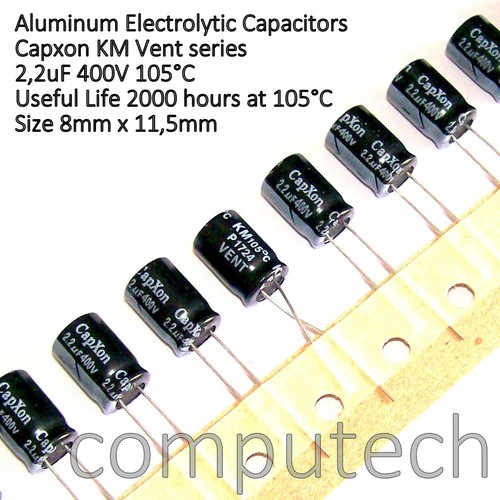 Pezzi 2uf 400v - 2, 105°c