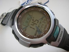 N.O.S. NUOVO OROLOGIO CASIO LCD VINTAGE PRO TREK PRG-50, PRG-50-1VER, MODULO 2471.