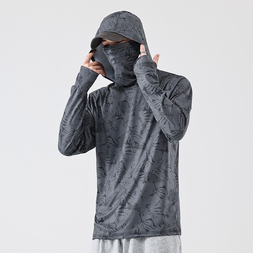 Camicia pesca con - con, cappuccio