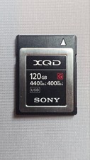 Sony G Series 120GB XQD Scheda di Memoria, 400MB/s Velocità di Scrittura, 440MB/s Leggi
