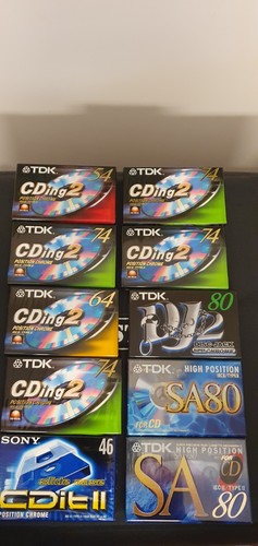 Lotto cassette audio tdk - lotto,