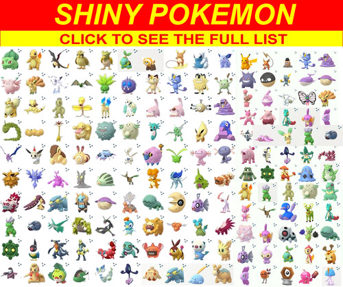 Pokemon shiny clicca per - shiny,