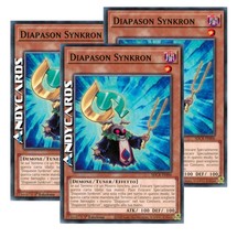 DIAPASON SYNKRON 3x • (Synkron Resonator) • Comune • SDCK IT006 • 1Ed • Yugioh!