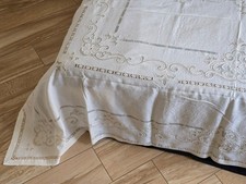 Copriletto in puro lino con