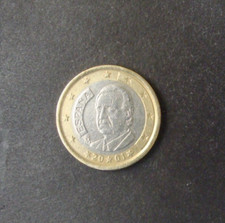 Moneta da 1 euro  - Spagna 2001 -  errori di conio -