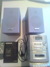 Stereo HiFi Thomson radio am fm  lettore cd mc cassette libretto telecomando