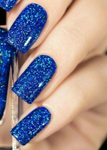 Smalto unghia effetto gel blu - smalto,