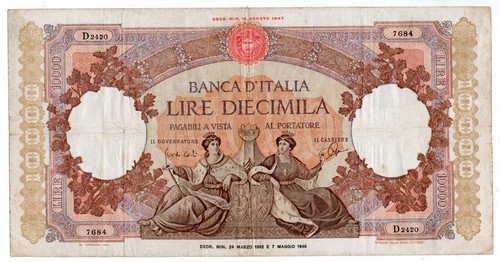 10000 lire regine del - 10000,