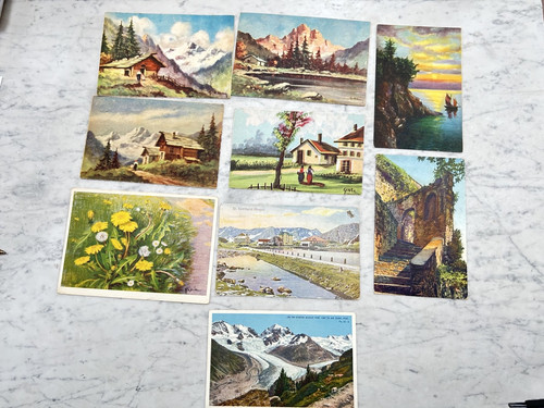 Lot postcards landscapes - postcards,