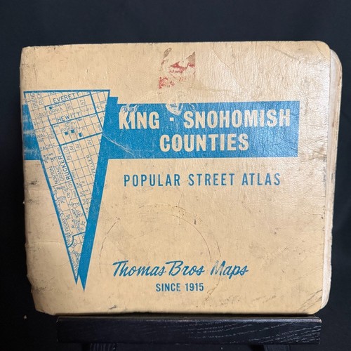 Mappa vintage thomas bros - vintage, king