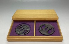 Sconosciuto Tsuba 2P Intarsio