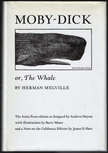 Melville moby dick signed - moby-dick,