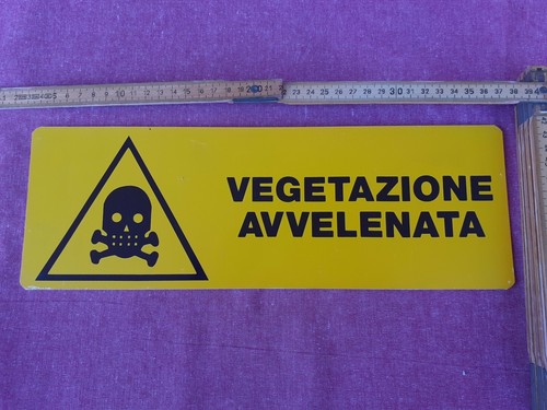 Targa plastica per - targa, di