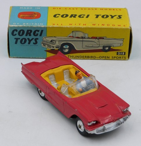 Corgi toys ford - ford, thunderbird